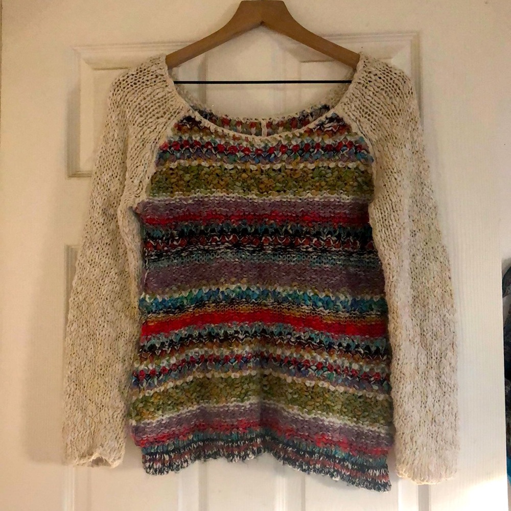 Free People Multicolored Sweater